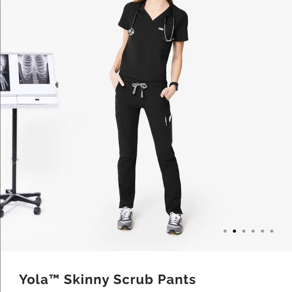 Figs Yola Skinny Scrub Pants - Picture 2 of 2